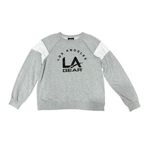 Vintage‎ LA Gear Men's XL Gray Crew Neck Sweatshirt Long Sleeve Casual